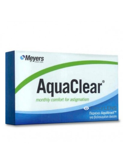 Aquaclear Βιομιμητικός Μηνιαιος Αστιγματικός Φακός (3τεμ)