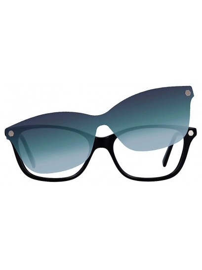 O-Six OV-910  C002 black Σκελετός Οράσεως με πρόσθετο για τον ήλιο 