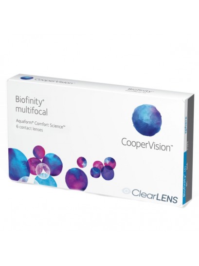 Biofinity Multifocal Μηνιαιοι Πολυεστιακοι Φακοι Σιλικονης(3τεμ)