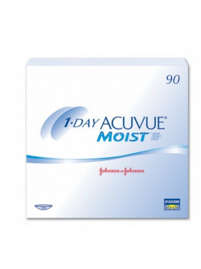 1-Day Acuvue Moist Ημερησιος Φακος Υδρογελης (180τεμ.)