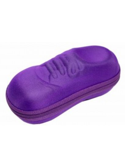 Θήκη γυαλιών σκληρή με φερμουάρ παιδική Μωβ