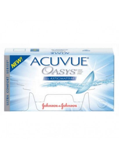Acuvue Oasys for Astigmatism Δεκαπενθήμερος Φακος Σιλικονης Υδρογελης (6τεμ)