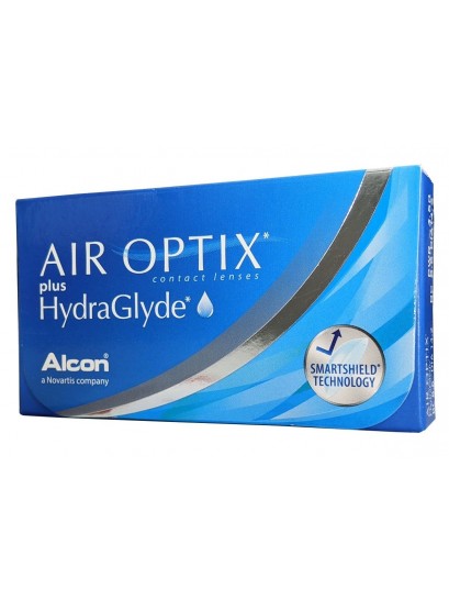 Air Optix Plus Hydraglyde Μηνιαιοι Φακοι Επαφής Σιλικονης (3τεμ)