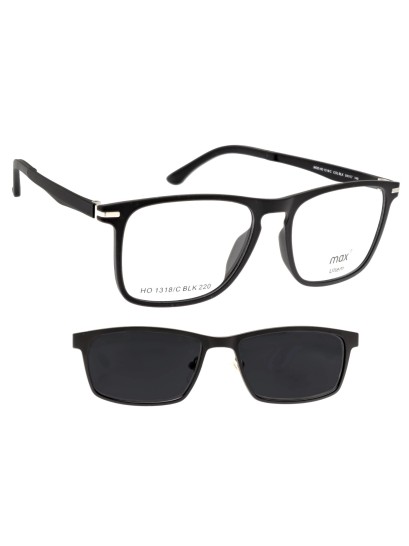 MAX HO 1318 BLK  Σκελετός οράσεως με πρόσθετο για τον ήλιο