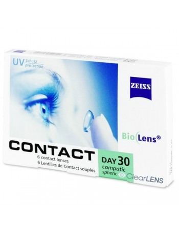 Carl Zeiss Contact Day 30 Compatic Μηνιαίοι Φακοί (6τεμ)  