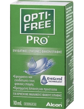 Optifree Pro Ενυδατικές σταγόνες φακών 10 ml