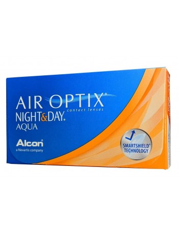 Air Optix Aqua Night & Day Μηνιαιοι Φακοι Σιλικονης(3τεμ)