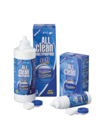 All Clean Soft Υγρό Διάλυμα Πολλαπλών Χρήσεων 350ml