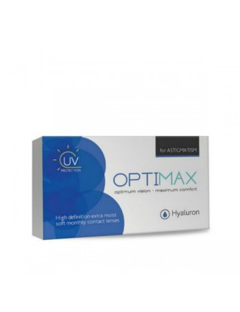 Optimax Hyaluron Astigmatism Μηνιαιος Αστιγματικος Υδρογελης (3τεμ)