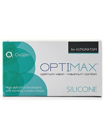 Optimax Silicone Astigmatism Μηνιαιος Αστιγματικος Σιλικονης (3τεμ)