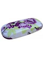 Θήκη γυαλιών σκληρή μεταλλική Υφασμα Πράσινη