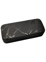 Θήκη γυαλιών σκληρή μεταλλική φούξια με νερά 